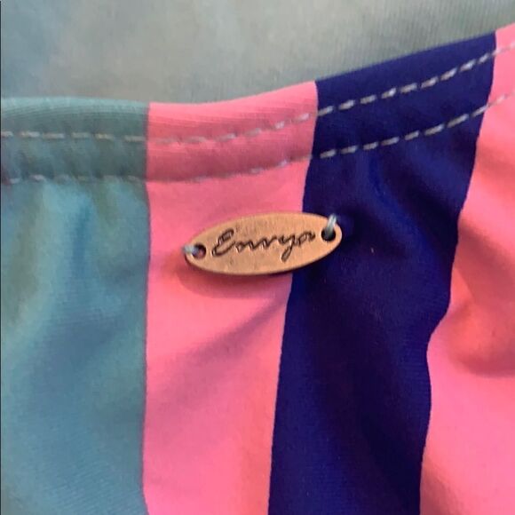 Envya swimwear Colorful striped one piece bathing suit | size S | NWT - Picture 7 of 9